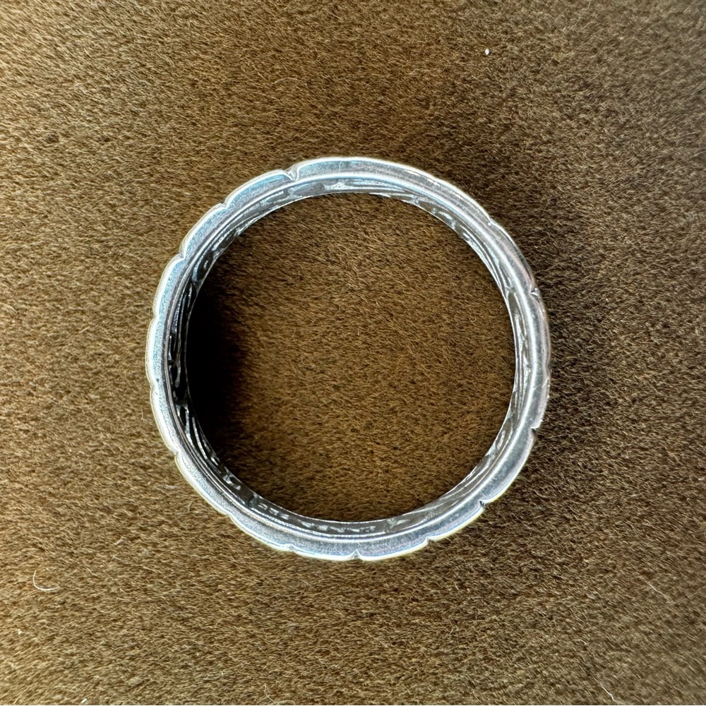 Sterling Silver Stackable Chain Link Style Band R… - image 7